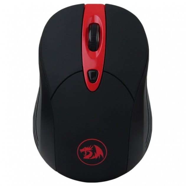 TECNOSHOP Mouse wireless Red Dragon M613 nero e rosso
